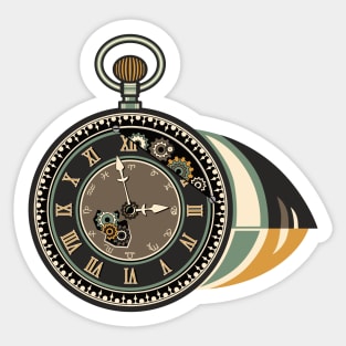 Clock-Headed Puffin Sticker